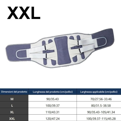 Goditi un supporto lombare immediato e personalizzato, sempre e ovunque.