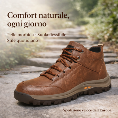 🔥 Ultimo giorno, sconto del 30%! ⏰ Scarpe ortopediche da uomo di lusso dal design ergonomico ✅ Morbide e comode con un supporto eccellente 🦶 - Alleviano efficacemente il dolore ai piedi
