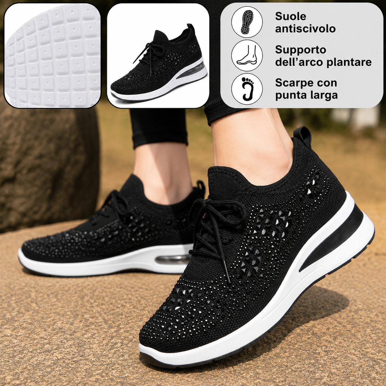 🎉Sconto del 30% oggi - non perdete l'occasione! ⏰ Scarpe estive ortopediche ergonomiche con supporto plantare 👞 Alleviano facilmente il dolore ai piedi