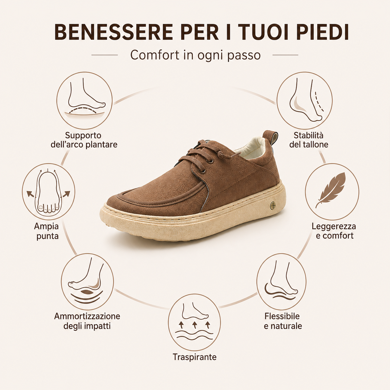 🔥 Scarpe da uomo in pelle di vitello, realizzate a mano in Australia 👞 Sollievo intelligente dal dolore, facili da indossare e da togliere ✅ Completamente correttive: impermeabili e antiscivolo