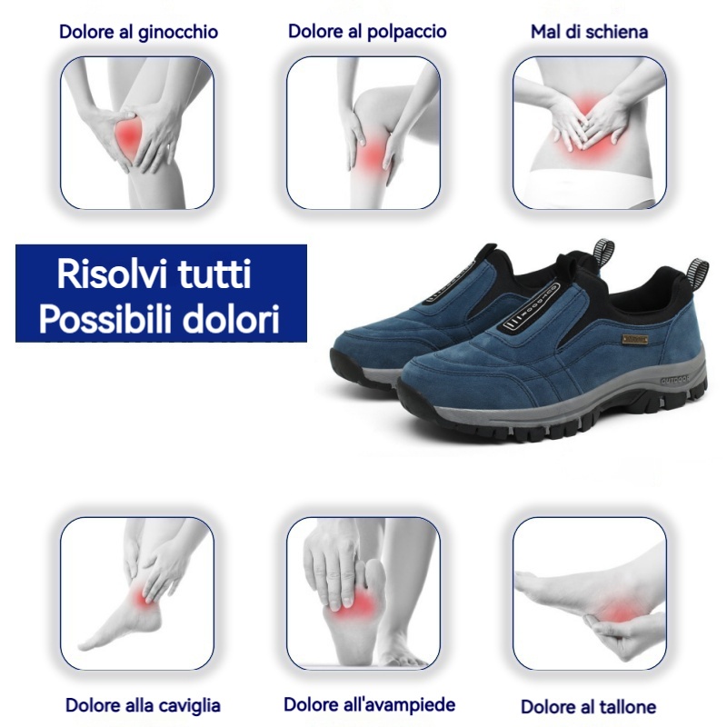 ⏰Sconto del 30% per un periodo limitato🔥Eleganti scarpe ortopediche da uomo👞: migliorano la postura, rendendo la camminata e la posizione eretta senza dolore - Disponibili in tutte le taglie