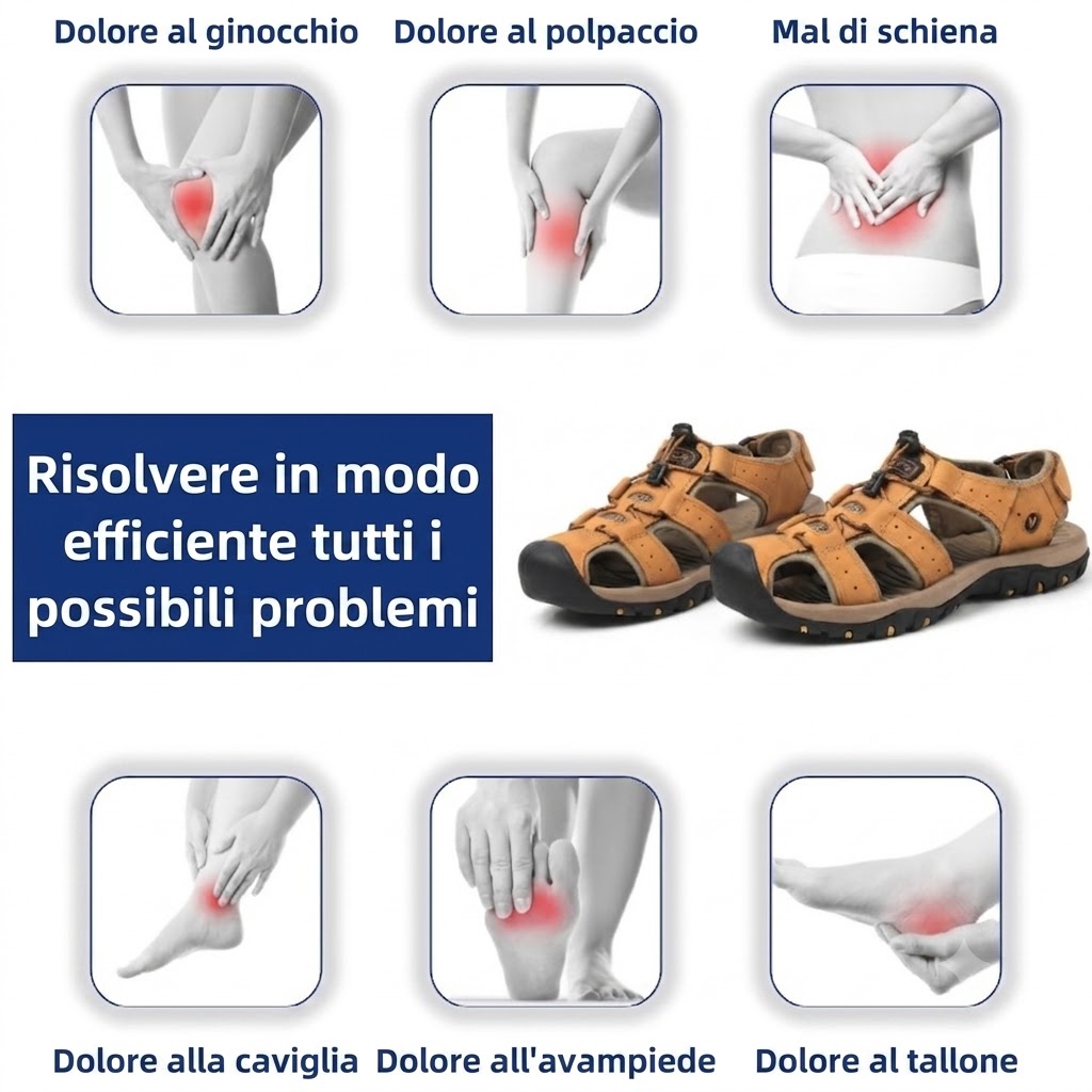 ⏰Ultimo giorno, 30% di sconto - Non perdete l'occasione!✅ Sandali comodi, supporto per l'arco plantare, alleviano il dolore ai piedi - Design ergonomico