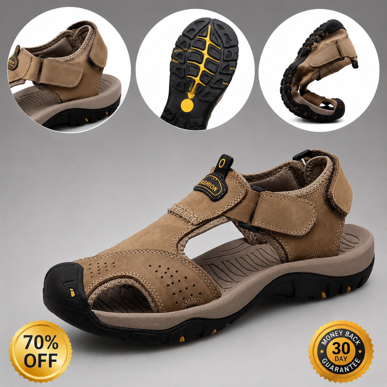 ⏰Ultimo giorno, 30% di sconto - Non perdete l'occasione!✅ Sandali comodi, supporto per l'arco plantare, alleviano il dolore ai piedi - Design ergonomico
