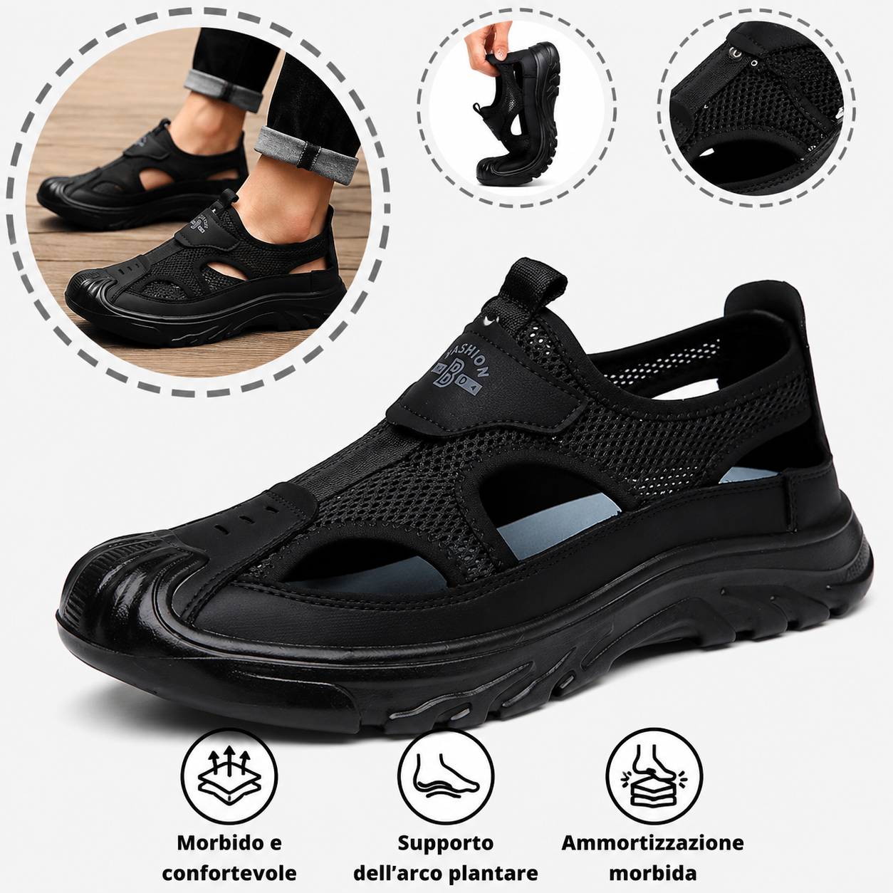 ⏰Sconto del 30% oggi - Non perdete l'occasione! 🔥 - Scarpe ortopediche estive di un marchio australiano di lusso, morbide, comode e con un supporto eccellente 🦶 - Alleviano il dolore ai piedi