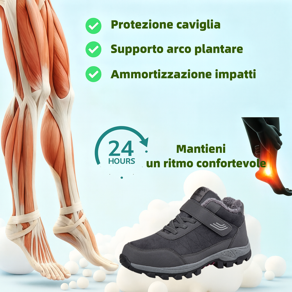 🔥Sconto del 30% a tempo limitato⏰ Scarpe ortopediche in pelle scamosciata di un marchio australiano di lusso, morbide, comode e con un supporto eccellente🦶 - Impermeabili e antiscivolo