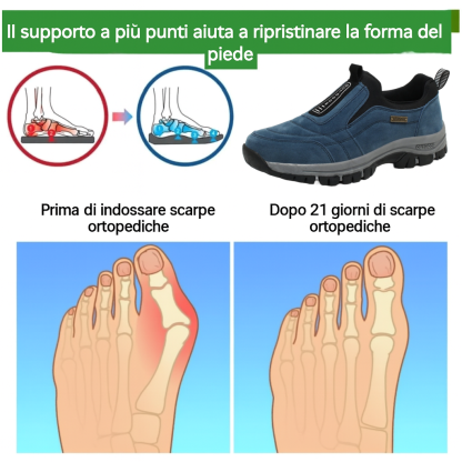 🔥Offerta speciale con sconto del 30% a tempo limitato⏰ Scarpe ortopediche in pelle scamosciata di un marchio di lusso australiano, che alleviano il dolore ai piedi e offrono un supporto eccellente🦶 - Impermeabili e antiscivolo