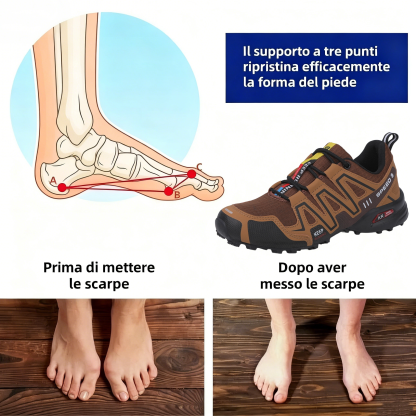 🔥Ultimo giorno con il 30% di sconto! Non lasciartelo sfuggire!⏰ Scarpe ortopediche dal design ergonomico per alleviare il dolore alla schiena, alle articolazioni e ai piedi - unisex