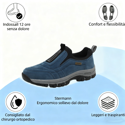 ⏰Sconto limitato del 70% su 🔥Scarpe ortopediche da uomo impermeabili ed eleganti👞: migliorano la postura e ti consentono di camminare e stare in piedi senza dolore