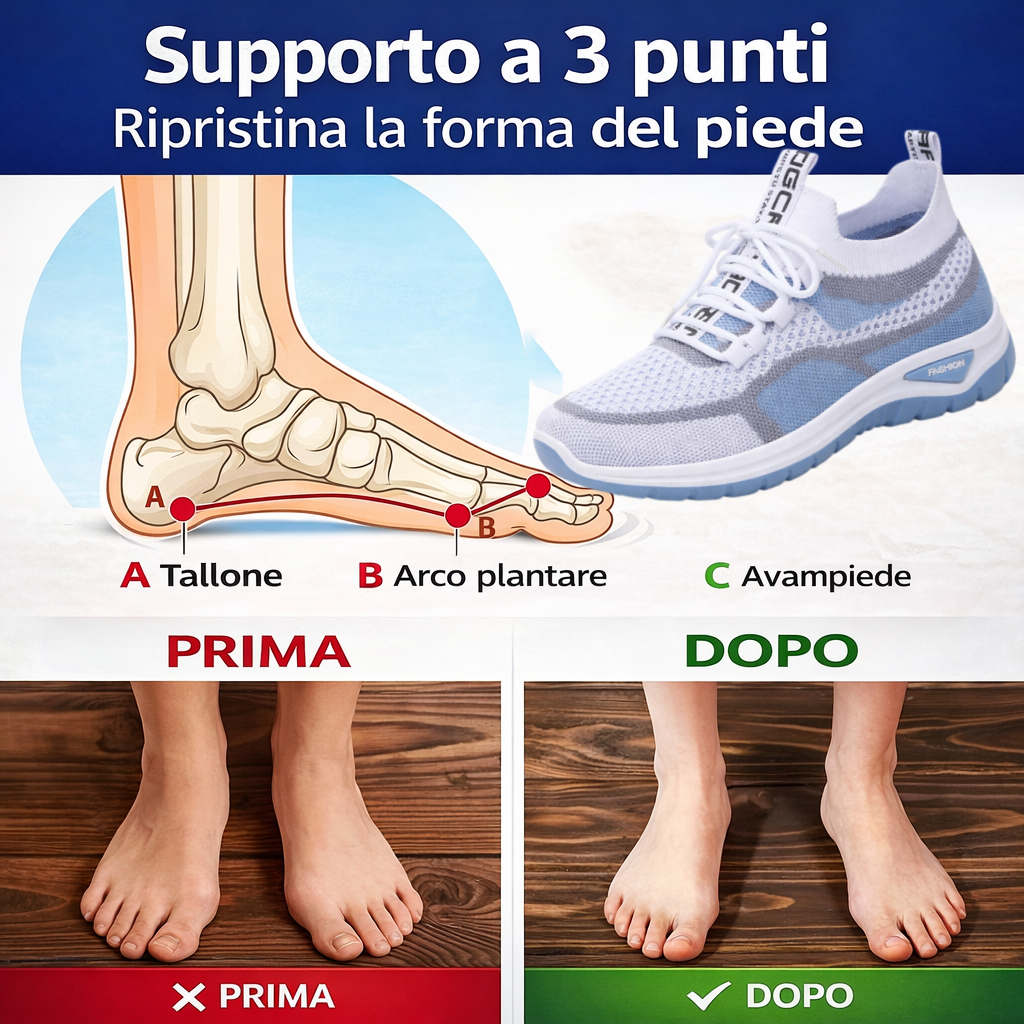 【🎁Compra uno e ricevi uno gratis】Scarpe casual da donna dal design ergonomico👞 - Il supporto plantare offre comfort, alleviando facilmente il dolore ai piedi🦶