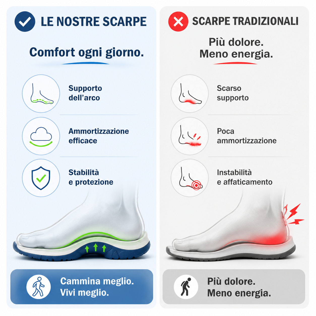 ⏰Sconto del 30% oggi - Non perdete l'occasione! 🔥 - Scarpe estive ortopediche in morbida pelle scamosciata, comode e altamente sostenitive, di un marchio australiano di lusso - Alleviano il dolore ai piedi