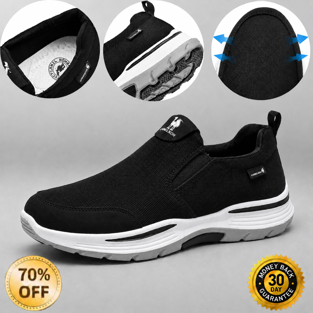 ⏰Sconto del 30% oggi✅ - Scarpe ortopediche in tela di un marchio australiano di lusso 🔵 Morbide e comode - Supporto eccellente 🦶 Allevia il dolore ai piedi