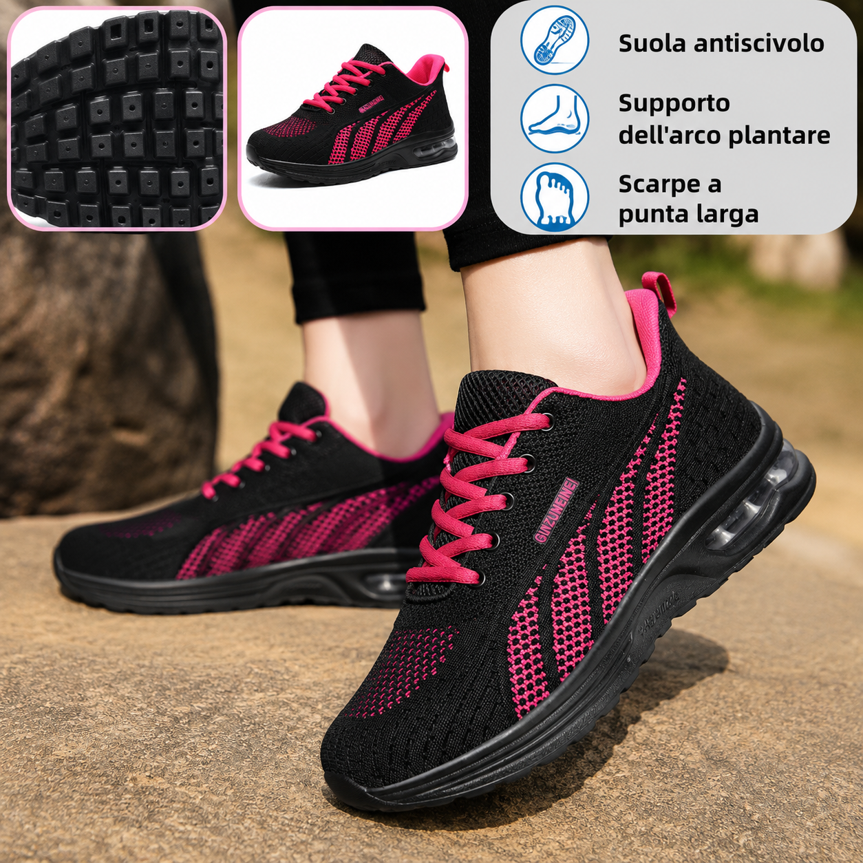 🎉Sconto del 30% oggi - non perdete l'occasione! ⏰ Scarpe estive ortopediche ergonomiche con supporto plantare 👞 Alleviano facilmente il dolore ai piedi