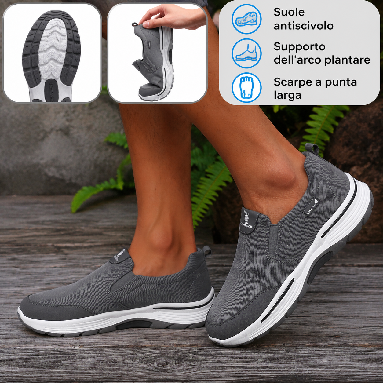 🔷Sconto del 30% oggi! ⏰ Da un marchio australiano di lusso ✅ Scarpe ortopediche realizzate con tessuto intrecciato ultra traspirante, morbide, comode e con un supporto eccellente 🦶 Alleviano il dolore ai piedi