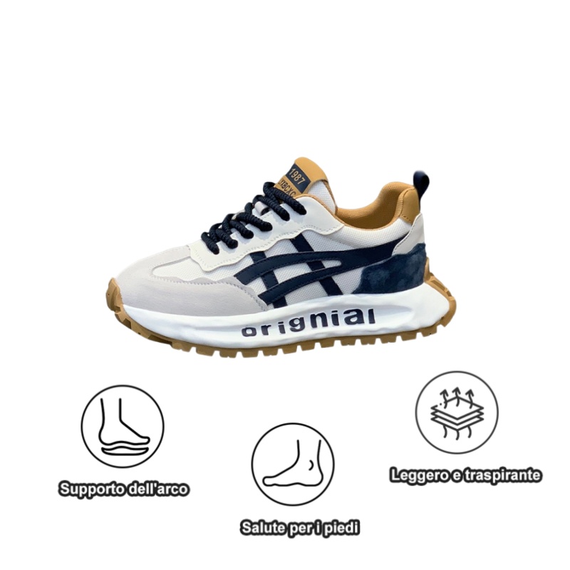 (🔥Ultimo giorno di sconto del 70%, non perdertelo) Nuove scarpe casual ergonomiche 👞 Supporto dell'arco plantare - camminata comoda