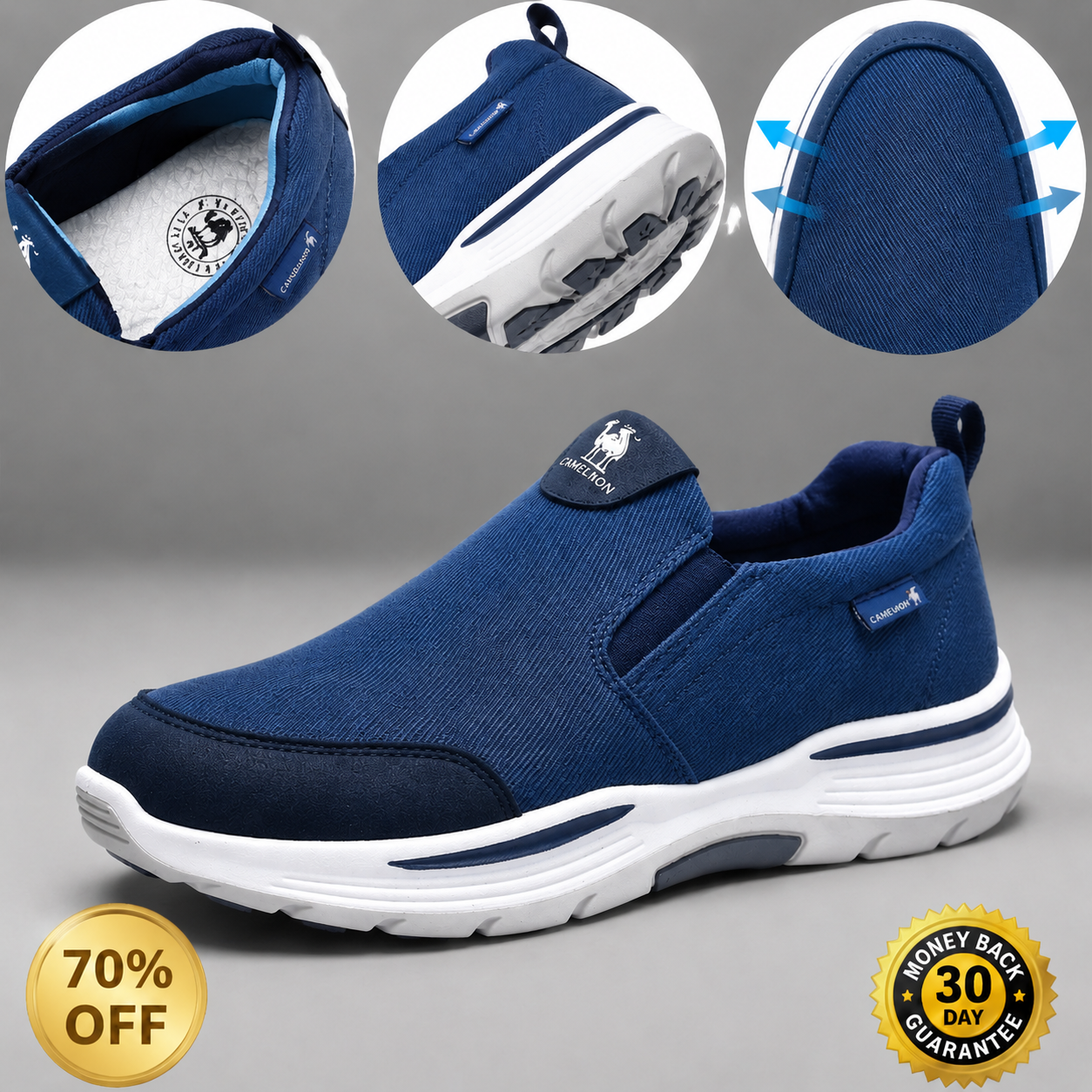 ⏰Sconto del 30% oggi✅ - Scarpe ortopediche in tela di un marchio australiano di lusso 🔵 Morbide e comode - Supporto eccellente 🦶 Allevia il dolore ai piedi