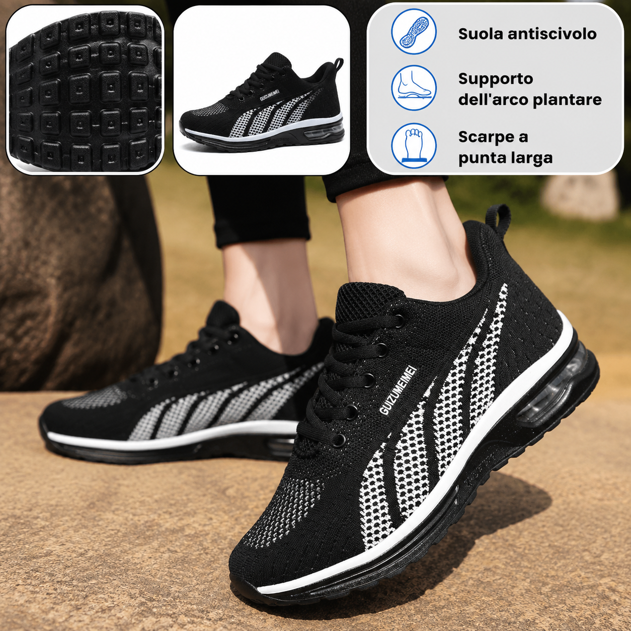 🎉Sconto del 30% oggi - non perdete l'occasione! ⏰ Scarpe estive ortopediche ergonomiche con supporto plantare 👞 Alleviano facilmente il dolore ai piedi