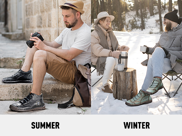 [⏰Sconto del 50% per un periodo limitato, solo per oggi] Scarpe ortopediche in pelle bovina dal design ergonomico 👞Confortevoli (allevia il dolore ai piedi) cucite a mano