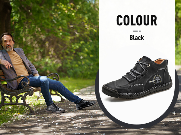 [⏰Sconto del 50% per un periodo limitato, solo per oggi] Scarpe ortopediche in pelle bovina dal design ergonomico 👞Confortevoli (allevia il dolore ai piedi) cucite a mano