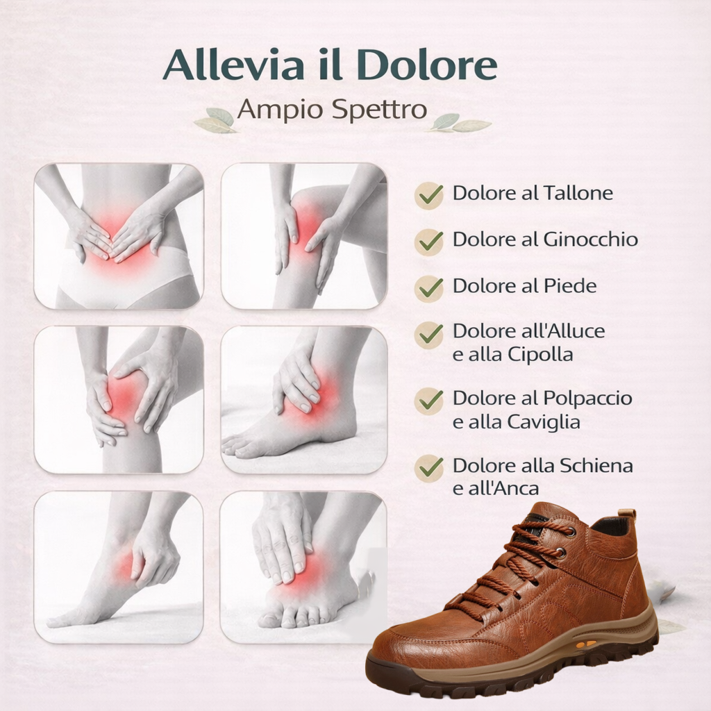 ⏰Sconto limitato del 30% oggi🔥Scarpe in pelle fatte a mano👞Sollievo intelligente per il comfort del piede - impermeabili e antiscivolo + viaggi sicuri