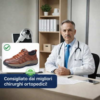 🔴Scarpe in pelle di alta qualità🦶Design ergonomico: facili da indossare e da togliere, correggono i problemi del piede✅Disponibili in diverse taglie