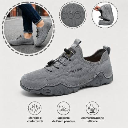 🐂 Scarpe da uomo in pelle di vitello, cucite a mano in Australia 👞 Sollievo intelligente dal dolore tramite IA, facili da indossare e da togliere ✅ Piena correzione: impermeabili e antiscivolo