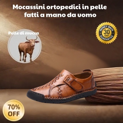 🐂 Scarpe da uomo in pelle di vitello prodotte in Australia 👞 Cucite a mano, facili da indossare e da togliere ✅ Supporto dell'arco plantare, sollievo dal dolore - camminare confortevole