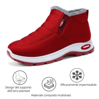 🔥Scarpe ortopediche in pelle scamosciata di un marchio australiano di lusso⏰ - Scarpe ortopediche invernali ergonomiche🦶 - Alleviano il dolore ai piedi - Unisex