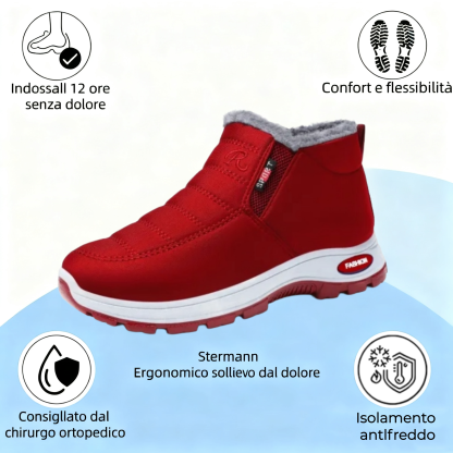 🔥Marchio australiano di lusso ⏰Scarpe ortopediche in pelle scamosciata - Scarpe ortopediche invernali ergonomiche🦶 - Alleviano il dolore ai piedi - Unisex