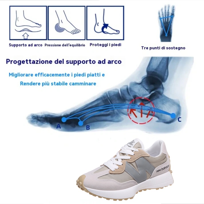 🔥 Sconto del 30% oggi - Non lasciartelo sfuggire! ⏰ - Scarpe ortopediche in pelle spazzolata di un lussuoso marchio australiano, morbide, comode e con un supporto eccellente 🦶 - Allevia il dolore ai piedi