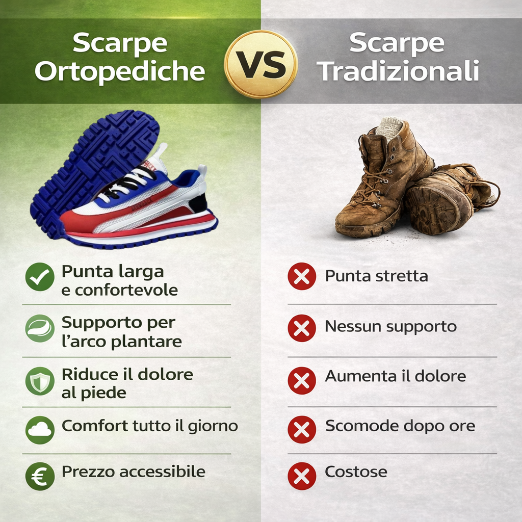 ⏰Ultimo giorno, 30% di sconto! Non perdete l'occasione! 🔥Scarpe ortopediche ergonomiche con assorbimento degli urti, ✅️Scarpe ortopediche salutari progettate specificamente per gli uomini europei.