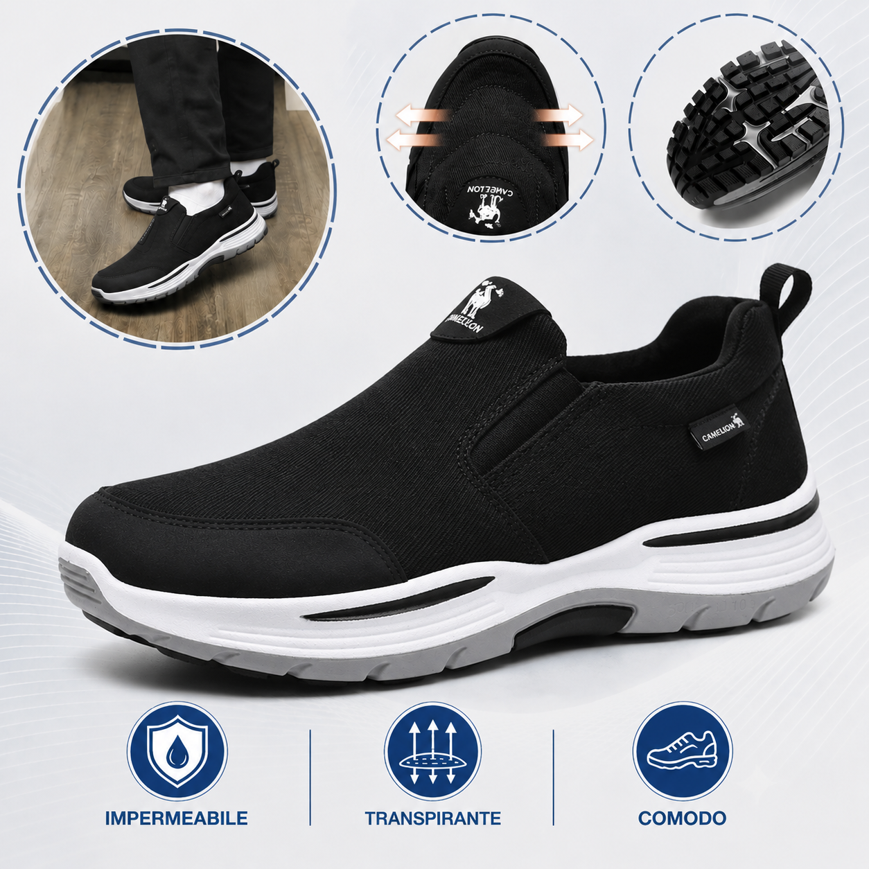 ⏰Sconto del 30% oggi✅ - Scarpe ortopediche in tela di un marchio australiano di lusso 🔵 Morbide e comode - Supporto eccellente 🦶 Allevia il dolore ai piedi