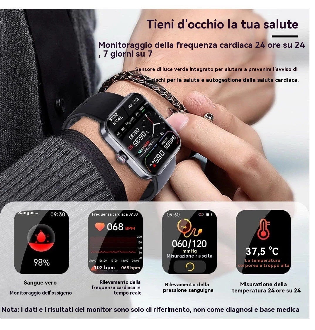 Nuovo orologio per il monitoraggio della glicemia