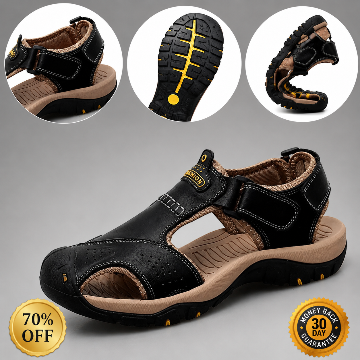⏰Ultimo giorno, 30% di sconto - Non perdete l'occasione!✅ Sandali comodi, supporto per l'arco plantare, alleviano il dolore ai piedi - Design ergonomico