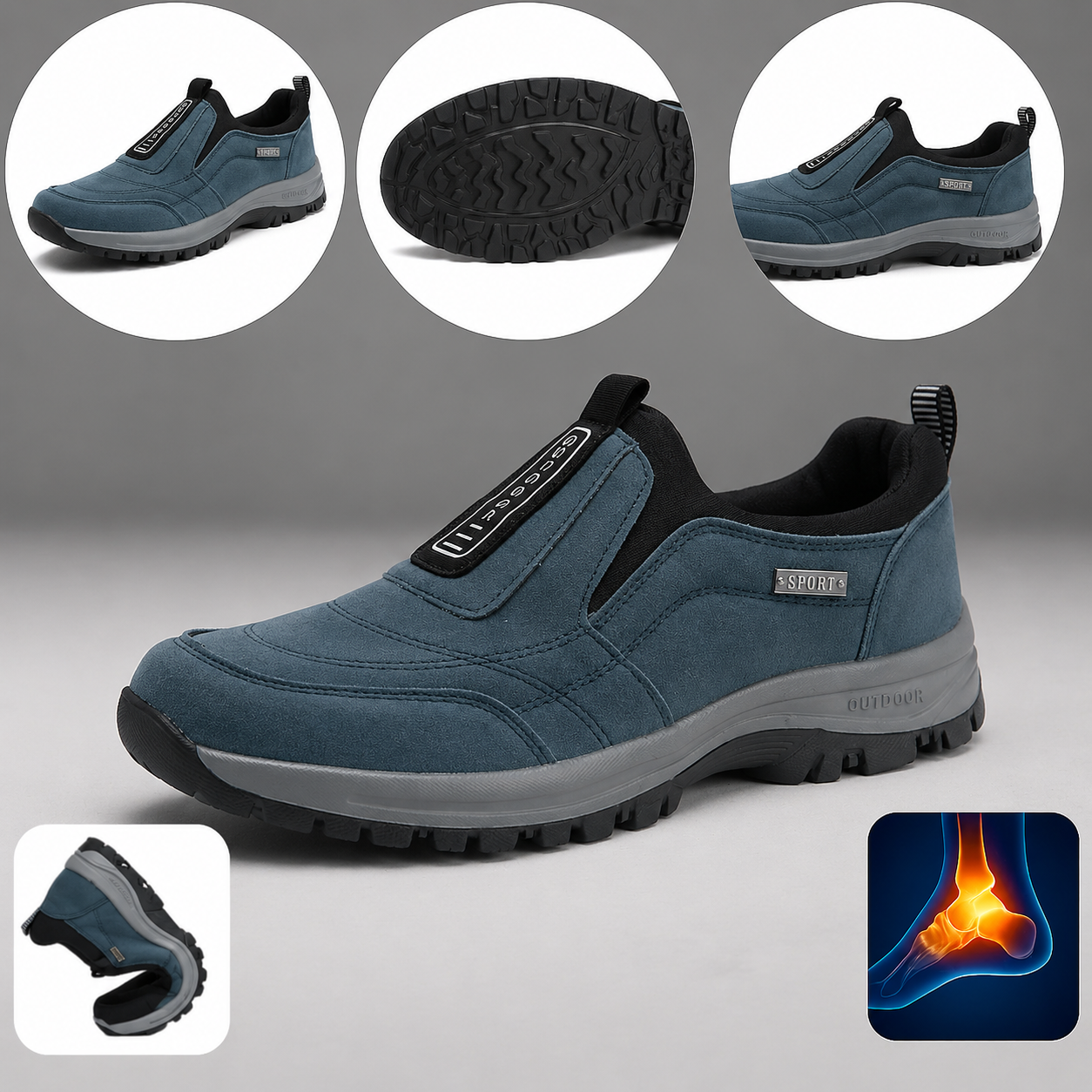 ⏰Sconto del 30% per un periodo limitato🔥Eleganti scarpe ortopediche da uomo👞: migliorano la postura, rendendo la camminata e la posizione eretta senza dolore - Disponibili in tutte le taglie