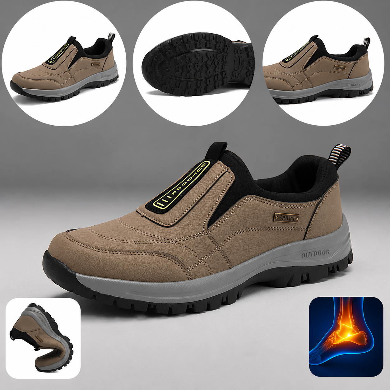 ⏰Sconto del 30% per un periodo limitato🔥Eleganti scarpe ortopediche da uomo👞: migliorano la postura, rendendo la camminata e la posizione eretta senza dolore - Disponibili in tutte le taglie