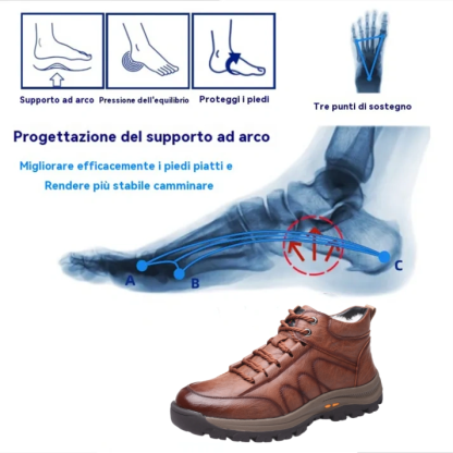 🐂 Scarpe invernali da uomo in pelle di vitello di fabbricazione australiana 👞 Cucite a mano per indossarle e toglierle facilmente ✅ Supporto dell'arco plantare per alleviare il dolore: cammina comodamente