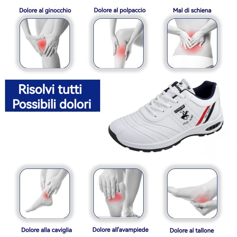 (🔥Ultimo giorno di sconto del 70%, non perdertelo) Nuove scarpe casual ergonomiche 👞 Supporto dell'arco plantare - camminata comoda