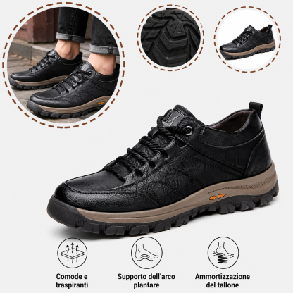 🔥 Scarpe da uomo in pelle di vitello, realizzate a mano in Australia 👞 Sollievo intelligente dal dolore, facili da indossare e da togliere ✅ Completamente correttive: impermeabili e antiscivolo