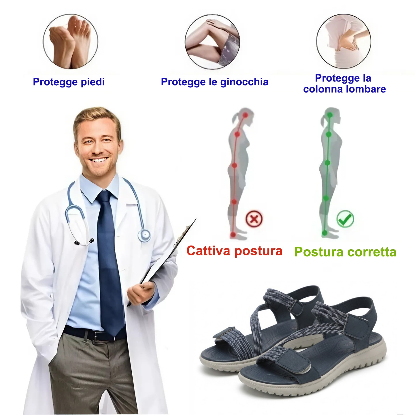 🔷 Sconto del 30% oggi! ⏰ Scarpe ortopediche di un marchio australiano di lusso, realizzate con tessuto ad alta densità, morbide, comode e con un supporto eccellente 🦶 - Alleviano il dolore ai piedi.