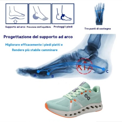 (🔥Ultimo giorno di sconto del 70%, non perdertelo) Nuove scarpe casual ergonomiche 👞 Supporto dell'arco plantare - camminata comoda