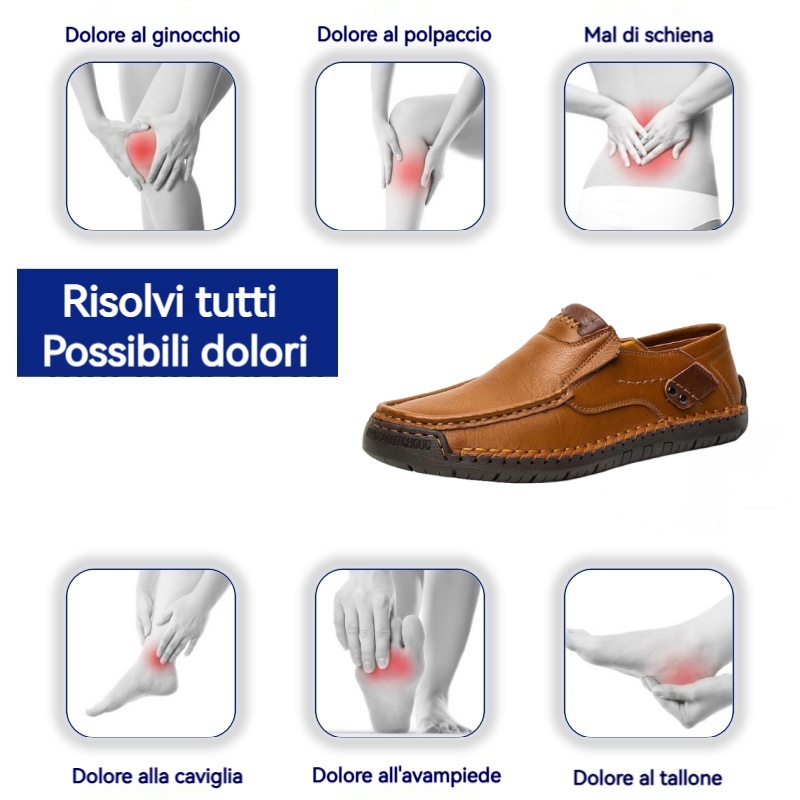 🐂 Scarpe da uomo in pelle di vitello prodotte in Australia 👞 Cucite a mano, facili da indossare e da togliere ✅ Supporto dell'arco plantare, sollievo dal dolore - camminare confortevole