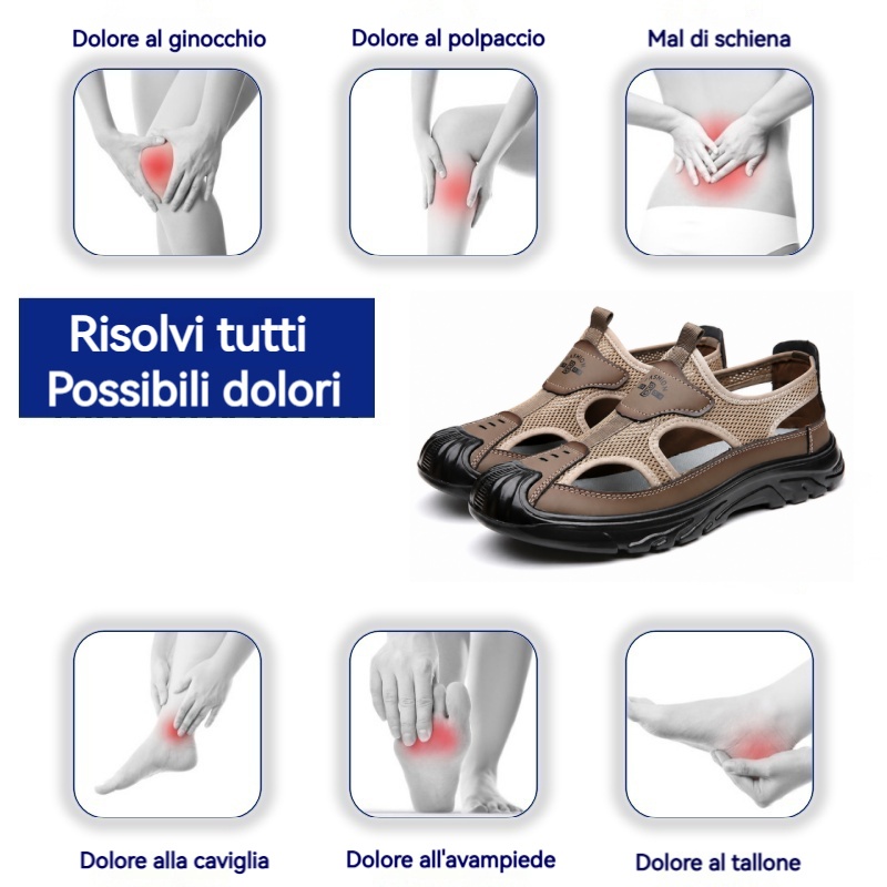 ⏰Ultimo giorno, 30% di sconto - Non perdete l'occasione!✅ Sandali comodi, supporto per l'arco plantare, alleviano il dolore ai piedi - Design ergonomico