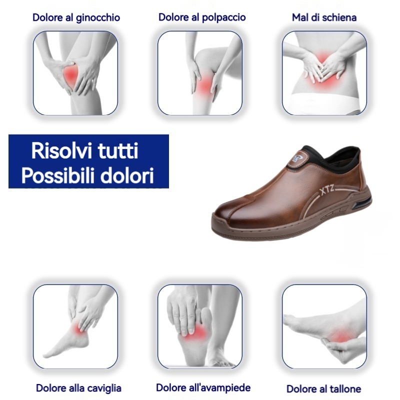 🐂 Scarpe da uomo in pelle di vitello prodotte in Australia 👞 Cucite a mano, facili da indossare e da togliere ✅ Supporto dell'arco plantare, sollievo dal dolore - camminare confortevole