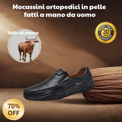 🐂 Scarpe da uomo in pelle di vitello prodotte in Australia 👞 Cucite a mano, facili da indossare e da togliere ✅ Supporto dell'arco plantare, sollievo dal dolore - camminare confortevole