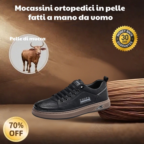 🐂 Scarpe da uomo in pelle di vitello prodotte in Australia 👞 Cucite a mano, facili da indossare e da togliere ✅ Supporto dell'arco plantare, sollievo dal dolore - camminare confortevole