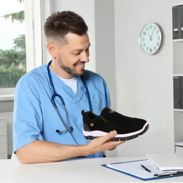 (🔥Sconto del 60% per un periodo limitato, solo oggi🎁) ⏰Scarpe ortopediche australiane di lusso in pelle scamosciata morbida e confortevole (Efficacia: allevia il dolore al piede)✅