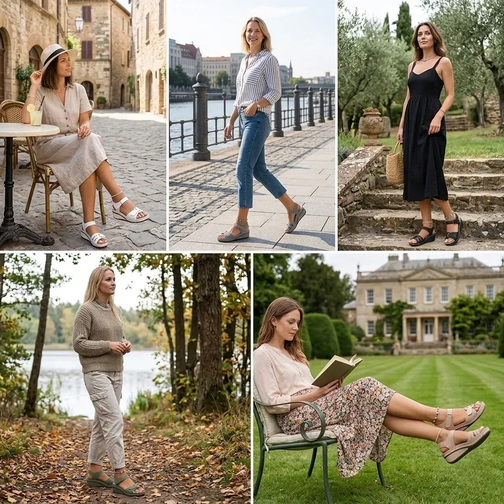 🎁Offerta a tempo limitato: 30% di sconto 🔴Sandali aperti in punta regolabili 🦶Eleganti e comodi, proteggono i tuoi piedi ✅Disponibili in diverse taglie