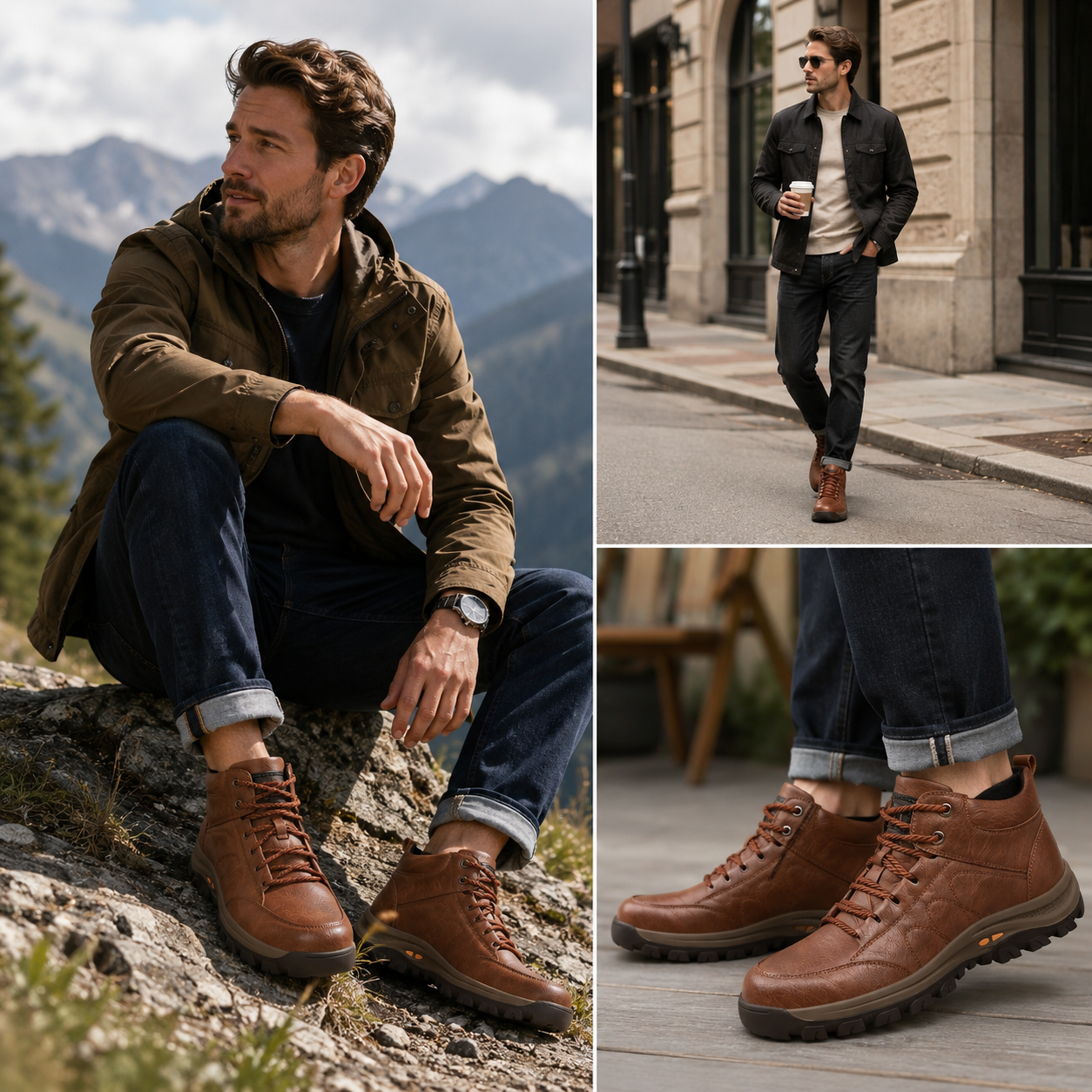 🎁Offerta a tempo limitato: 30% di sconto🔴Scarpe in vera pelle di alta qualità🦶Alleviano il dolore ai piedi e la fascite plantare - Impermeabili e antiscivolo✅Disponibili in diverse taglie
