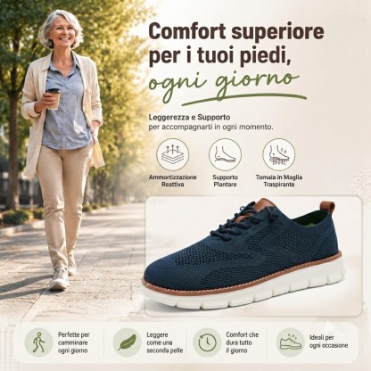 🎉Sconto del 30% oggi - non perdete l'occasione! ⏰ Scarpe estive ortopediche ergonomiche con supporto plantare 👞 Alleviano facilmente il dolore ai piedi
