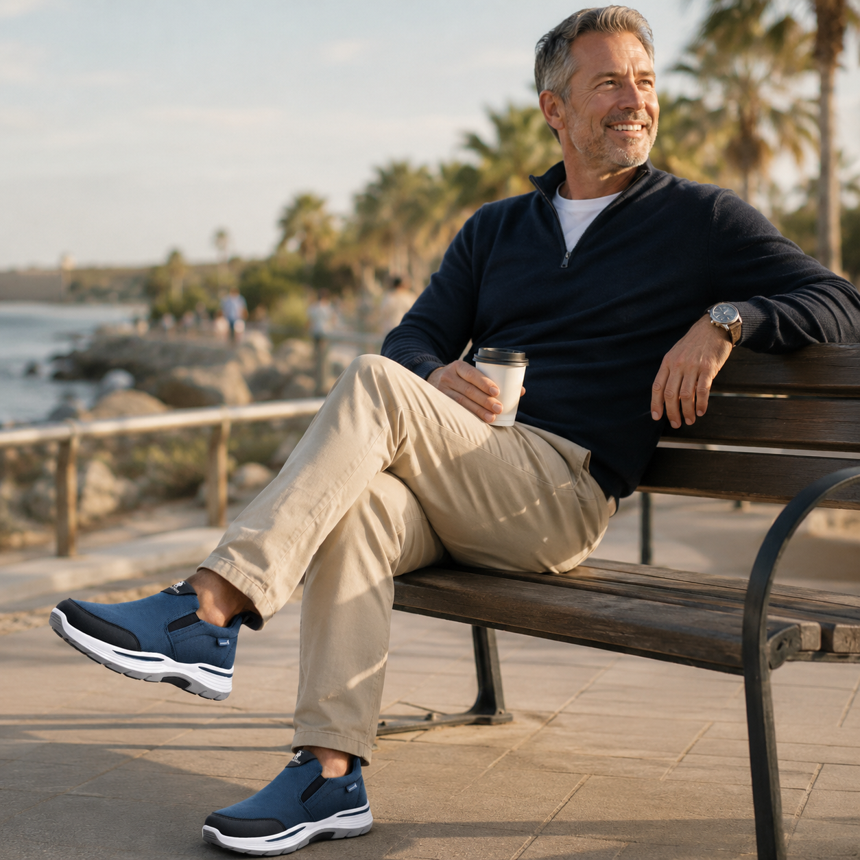 🔥Scarpe ortopediche dal design ergonomico⏰ Leggere e traspiranti👞 Gamma completa di taglie: cammina con sicurezza
